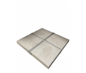 8 Dalles béton 50 x 50 X 4 GRIS 188Kg
